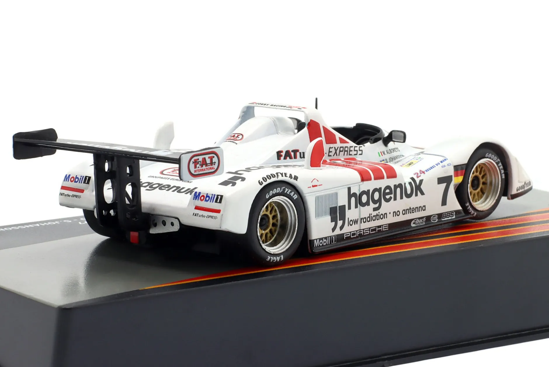 Porsche TWR WSC-95 #7 Sieger 24h LeMans 1997 Alboreto, Johansson, Kristensen 1:43 Altaya