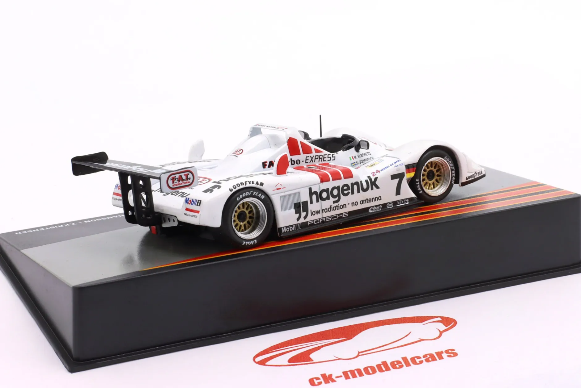 Porsche TWR WSC-95 #7 Sieger 24h LeMans 1997 Alboreto, Johansson, Kristensen 1:43 Altaya