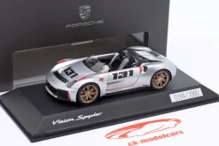 Porsche Vision Spyder Baujahr 2020 silber 1:43 Spark