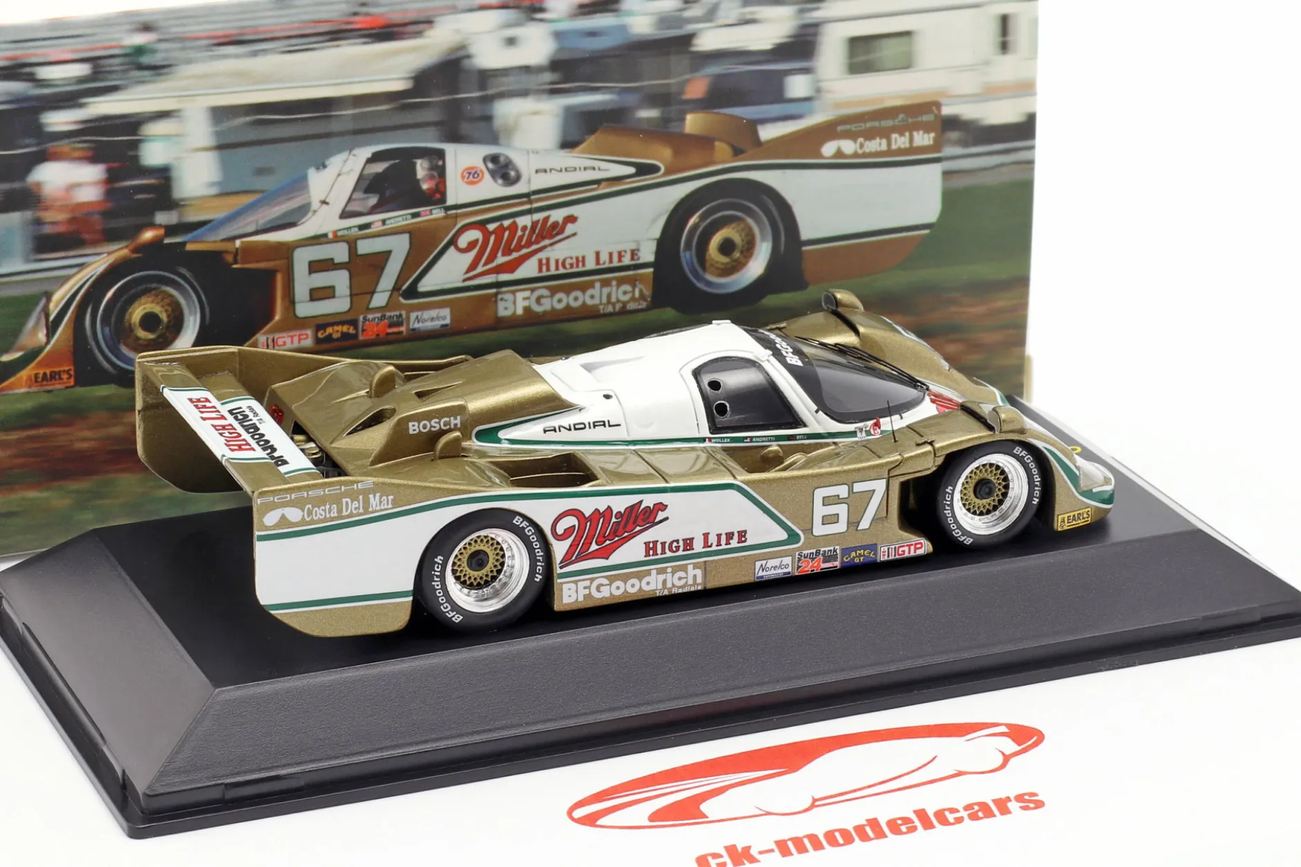 Porsche 962 #67 Winner 24h Daytona 1989 Wollek, Bell, Andretti 1:43 Spark