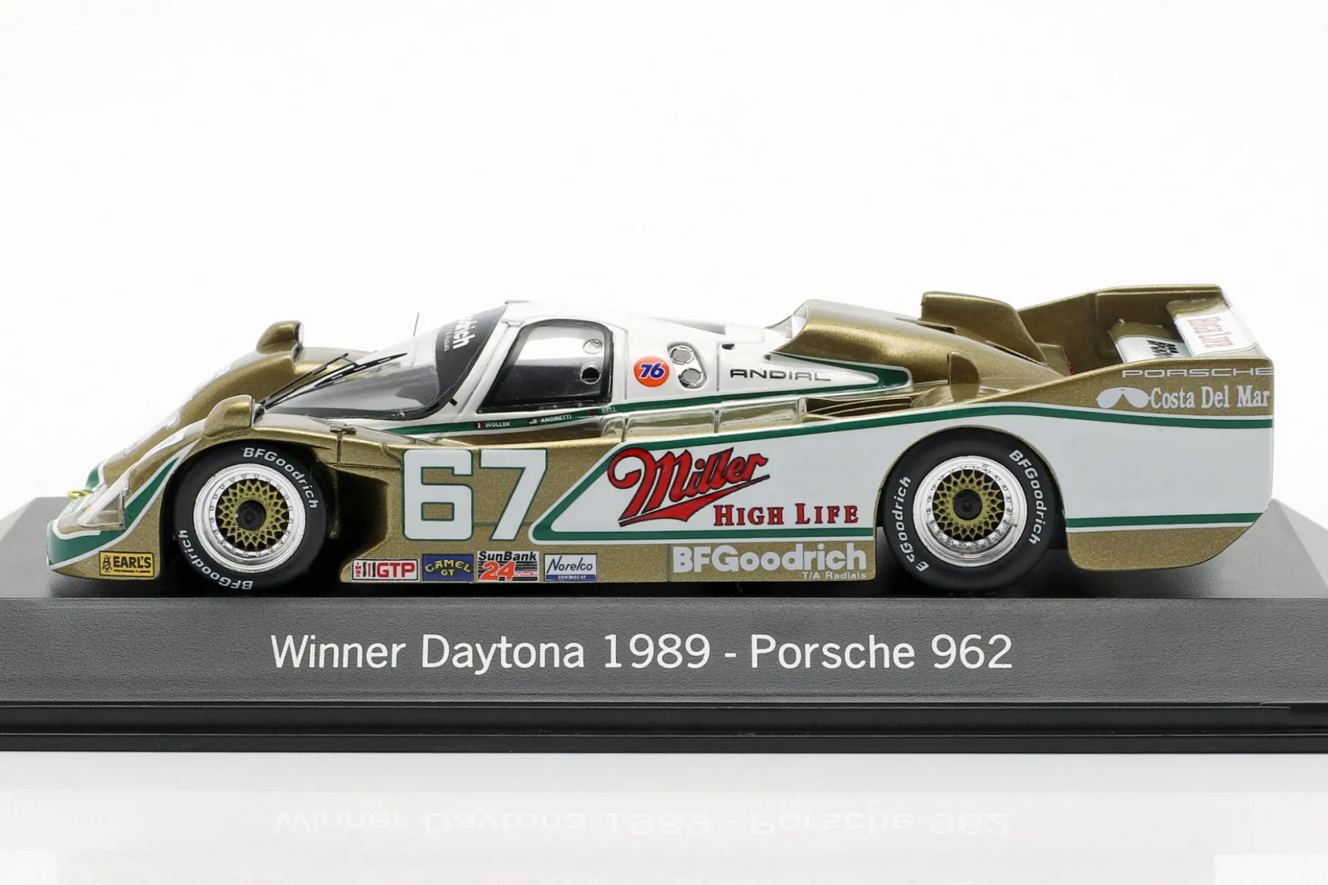 Porsche 962 #67 Winner 24h Daytona 1989 Wollek, Bell, Andretti 1:43 Spark