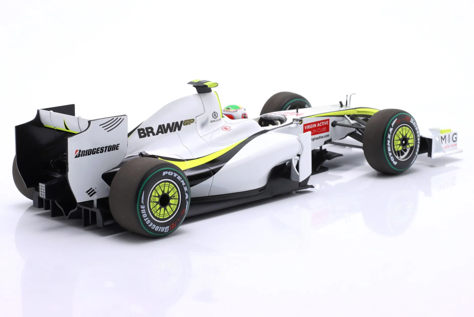 R. Barrichello Brawn BGP 001 #23 Sieger Europa GP Formel 1 2009 1:18 Minichamps