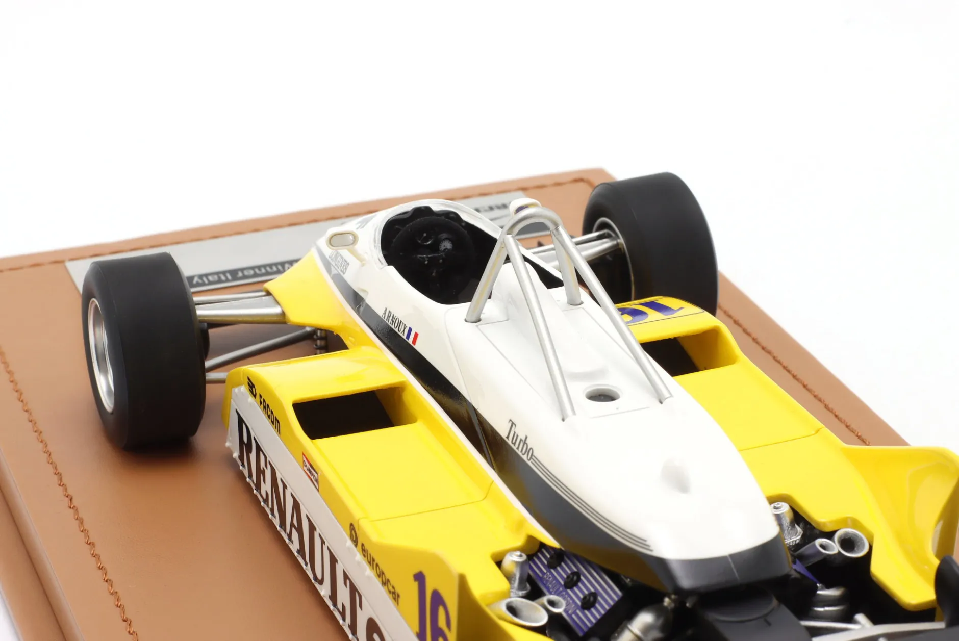 René Arnoux Renault RE30B #16 Sieger Italien GP Formel 1 1982 1:18 Tecnomodel