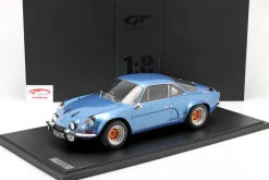 Renault Alpine A110 1800 Coupe Gr.4 1973 blau metallic mit Vitrine 1:8 GT-Spirit