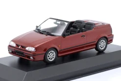 Renault 19 Cabriolet Baujahr 1991 rot metallic 1:43 Minichamps