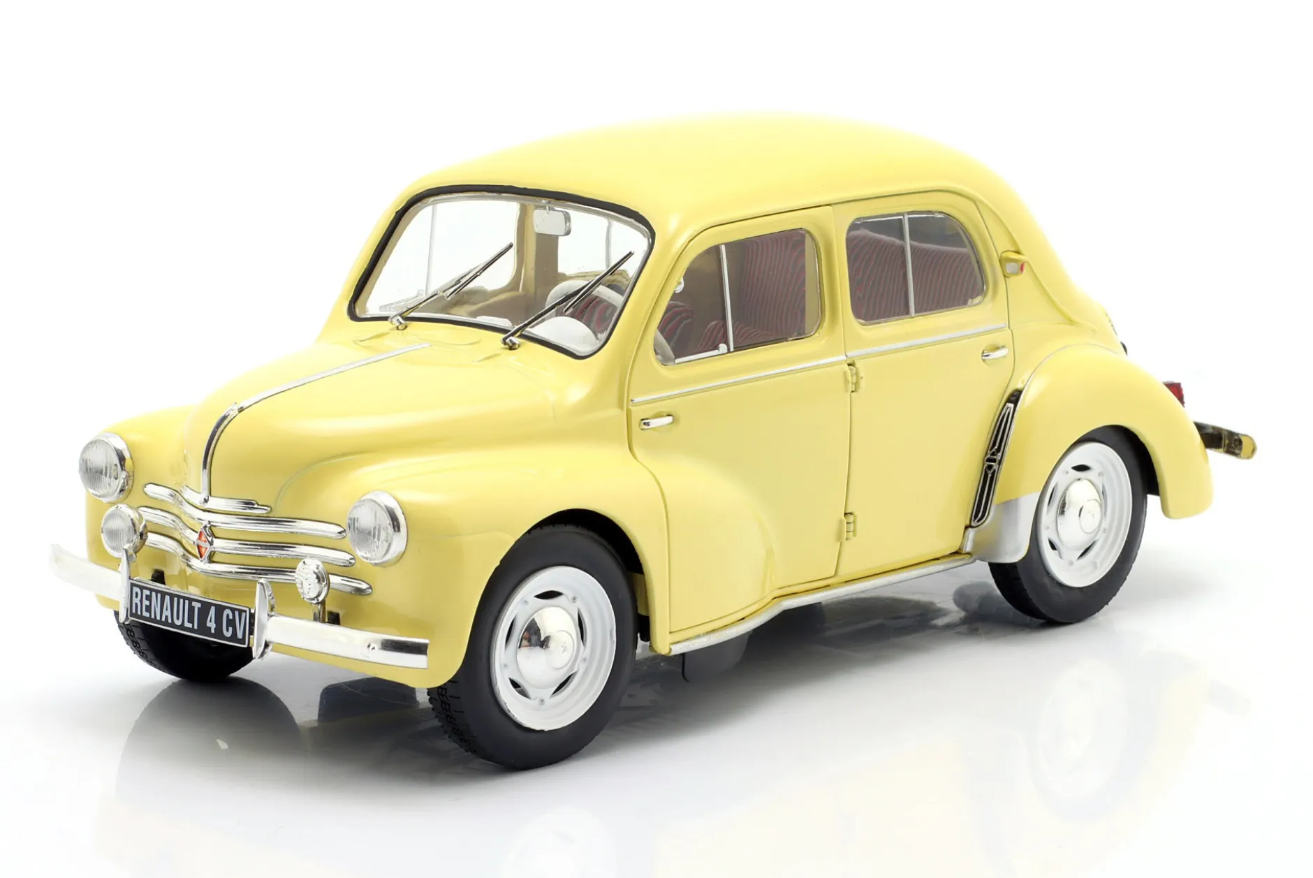 Renault 4CV Baujahr 1961 gelb / beige 1:18 Solido