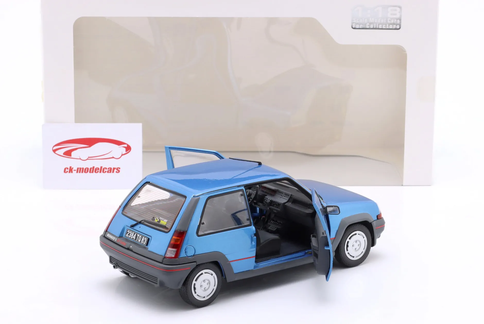 Renault 5 GT Turbo MK1 Baujahr 1985 Alpine blau 1:18 Solido