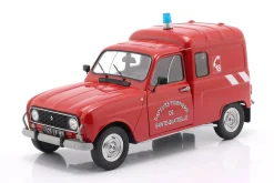 Renault 4LF4 Feuerwehr Baujahr 1976 rot 1:18 Solido