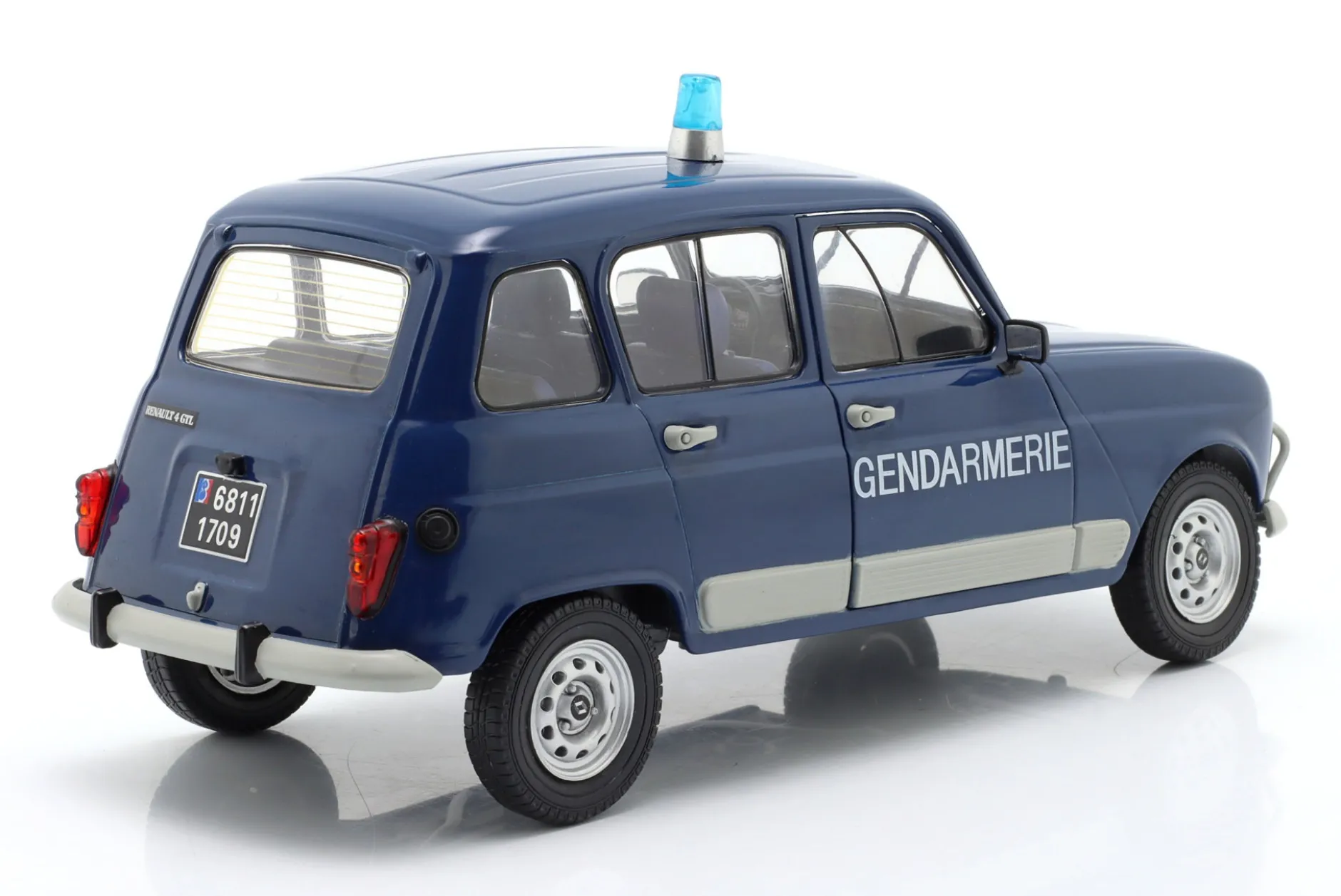 Renault 4L Turbo Polizei Baujahr 1962 blau 1:18 Solido