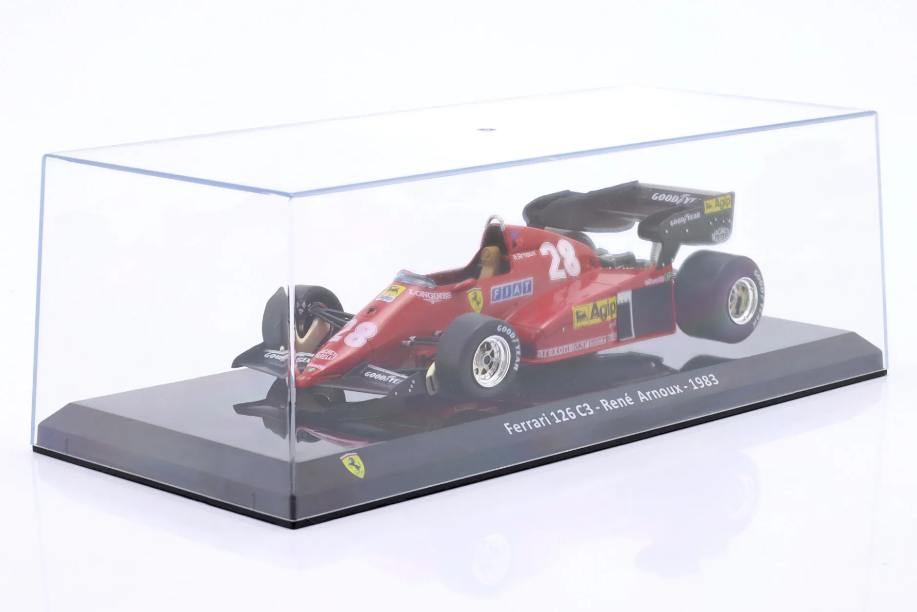 Rene Arnoux Ferrari 126C3 #28 Formel 1 1983 1:24 Premium Collectibles