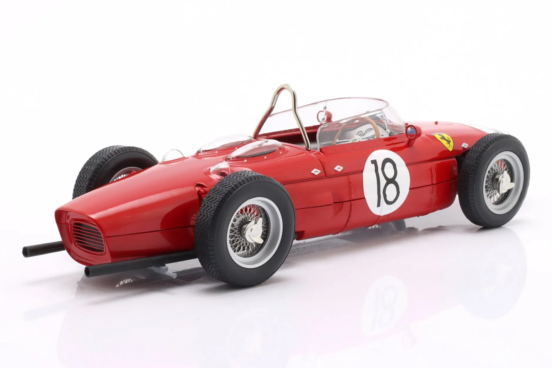Richie Ginther Ferrari 156 Sharknose #18 Frankreich GP Formel 1 1961 1:18 WERK83