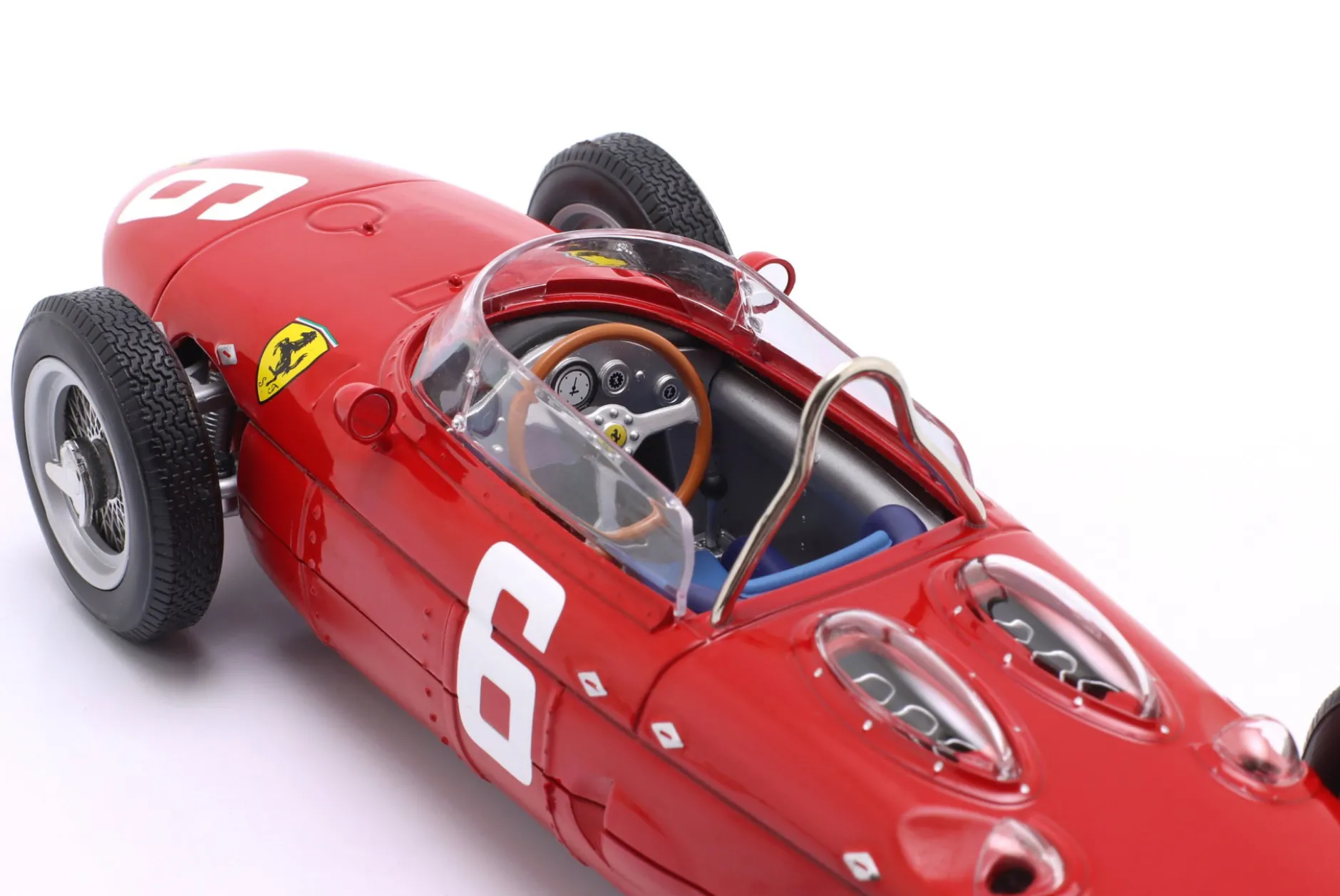 Richie Ginther Ferrari 156 Sharknose #6 3rd Belgien GP Formel 1 1961 1:18 WERK83