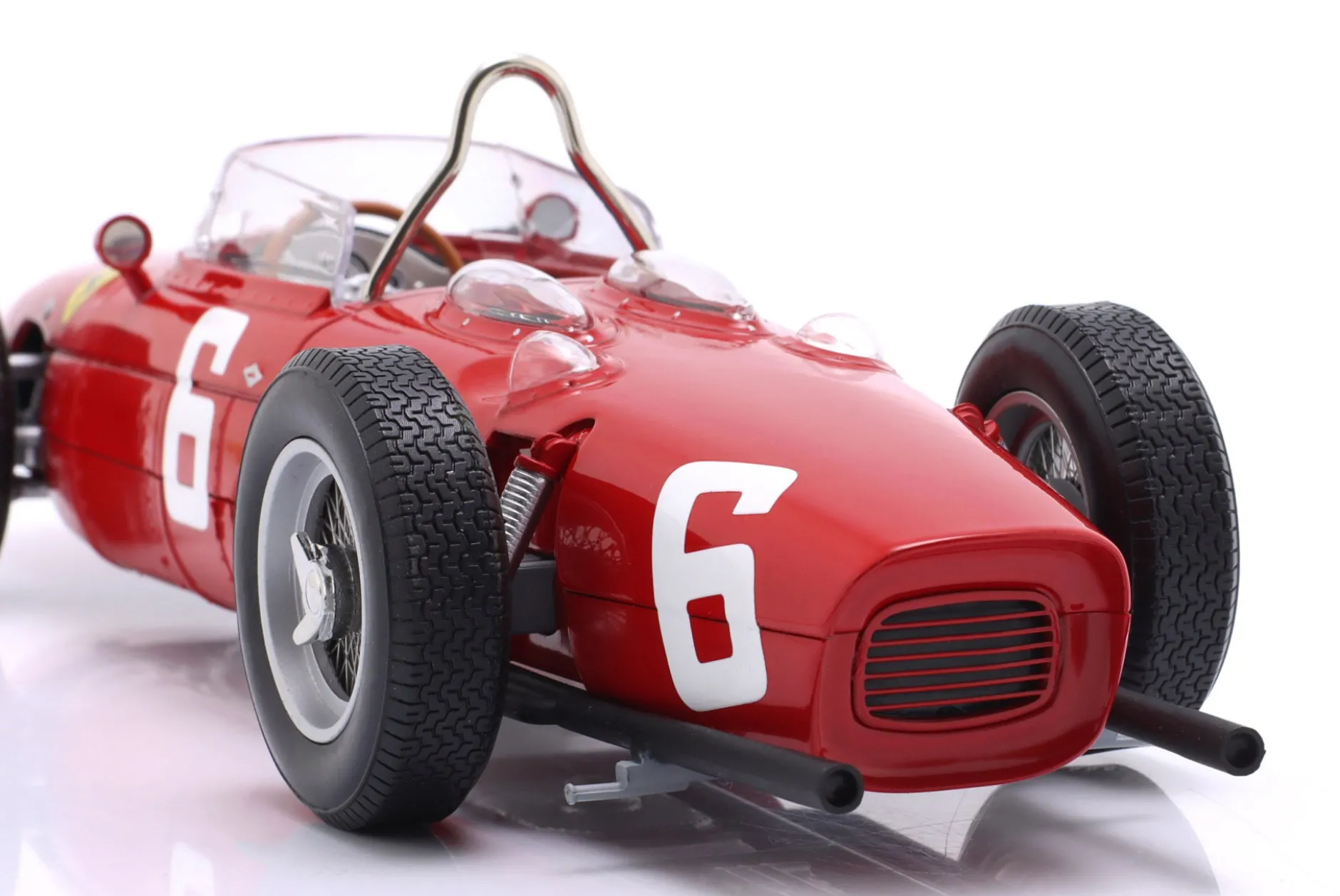 Richie Ginther Ferrari 156 Sharknose #6 3rd Belgien GP Formel 1 1961 1:18 WERK83