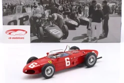 Richie Ginther Ferrari 156 Sharknose #6 3rd Belgien GP Formel 1 1961 1:18 WERK83