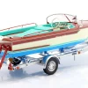 Riva Junior Motorboot auf Anhänger 1966 elfenbein / blau / braun / türkis 1:18 MITICA