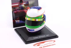 Rubens Barrichello Ferrari #2 Brasilien GP Formel 1 2001 Helm 1:5 Spark Editions