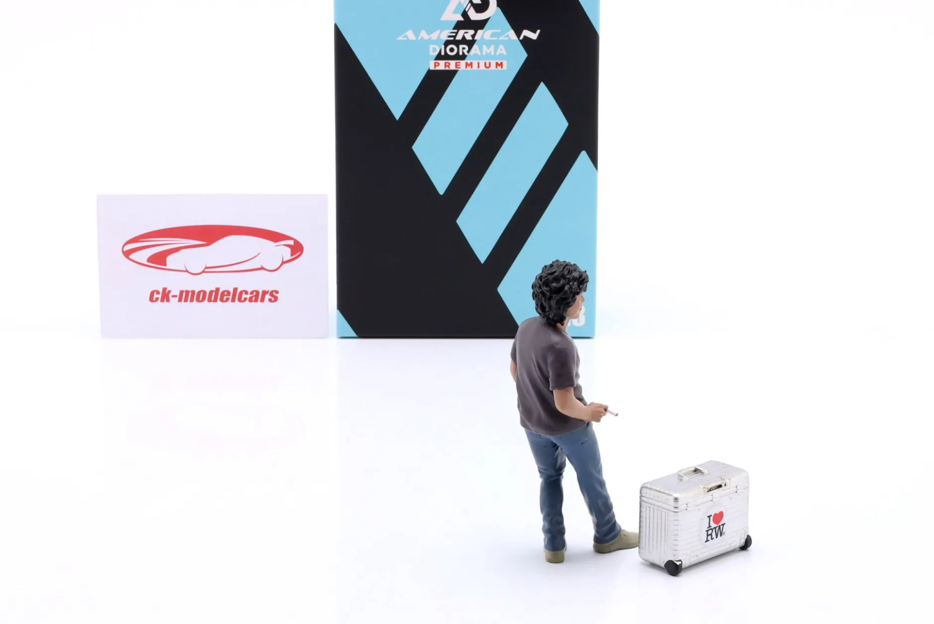 RWB-Legende Akira Nakai San Figur #2 mit Kiste 1:18 American Diorama