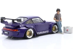 RWB-Legende Akira Nakai San Figur #2 mit Kiste 1:18 American Diorama