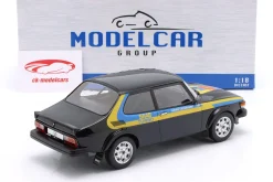 Saab 99 Turbo Baujahr 1977 schwarz / Dekor 1:18 ModelCar Group