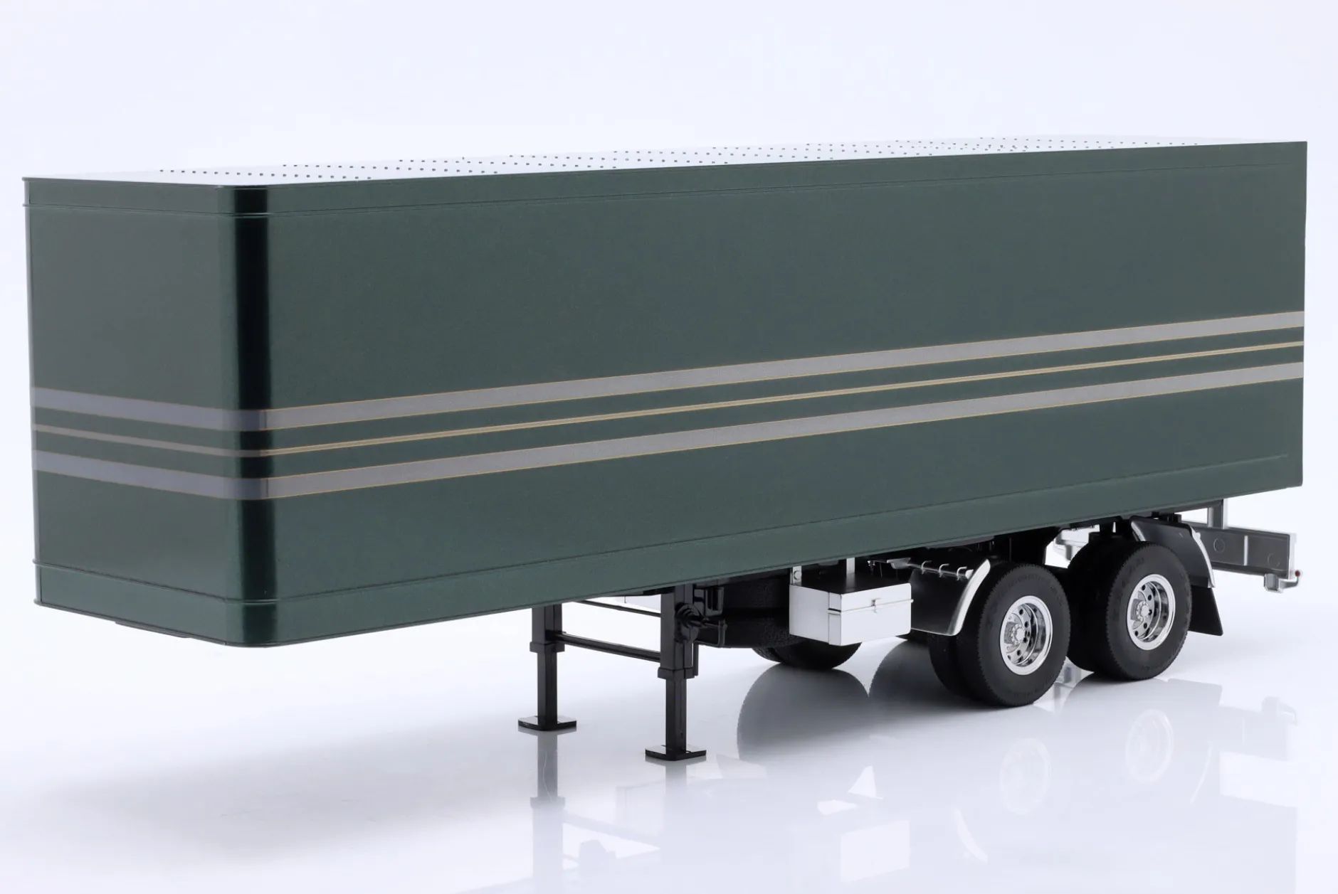 Sattelauflieger dunkelgrün / silber 1:18 Road Kings