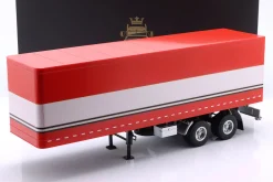 Sattelauflieger rot / weiß 1:18 Road Kings