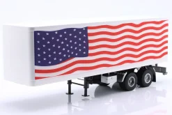 Sattelauflieger Stars & Stripes weiß / blau / rot 1:18 Road Kings