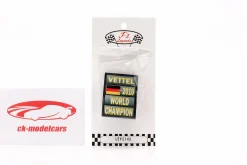 Sebastian Vettel Formel 1 Weltmeister 2010 Boxentafel 1:18 Cartrix