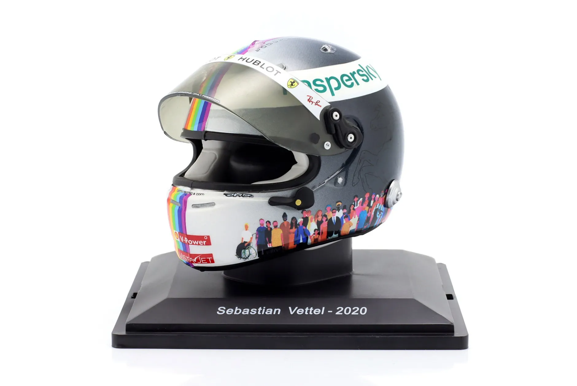 Sebastian Vettel #5 Scuderia Ferrari 3rd Türkei GP Formel 1 2020 Helm 1:5 Spark Editions