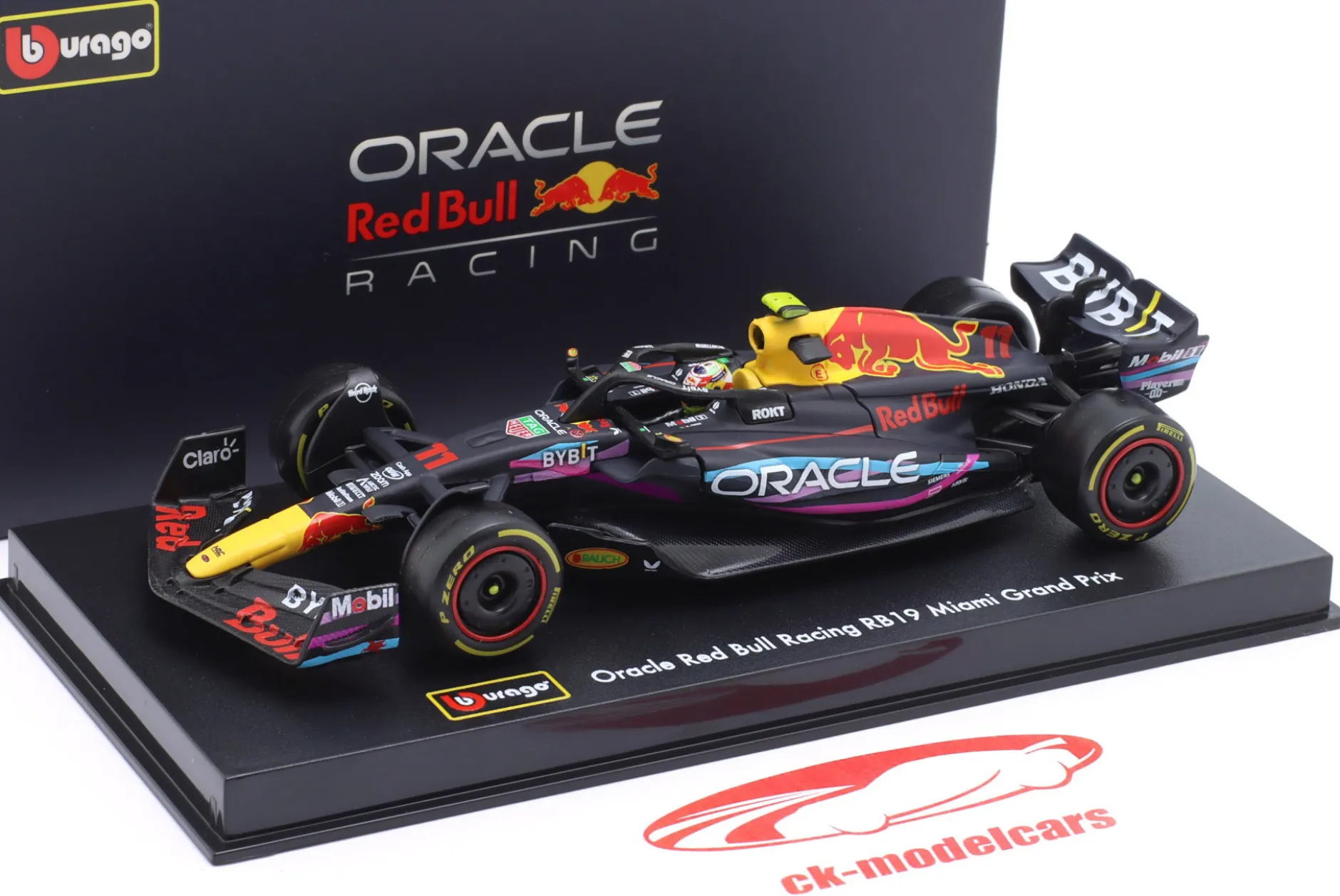 Sergio Perez Red Bull RB19 #11 2nd Miami GP Formel 1 2023 1:43 Bburago