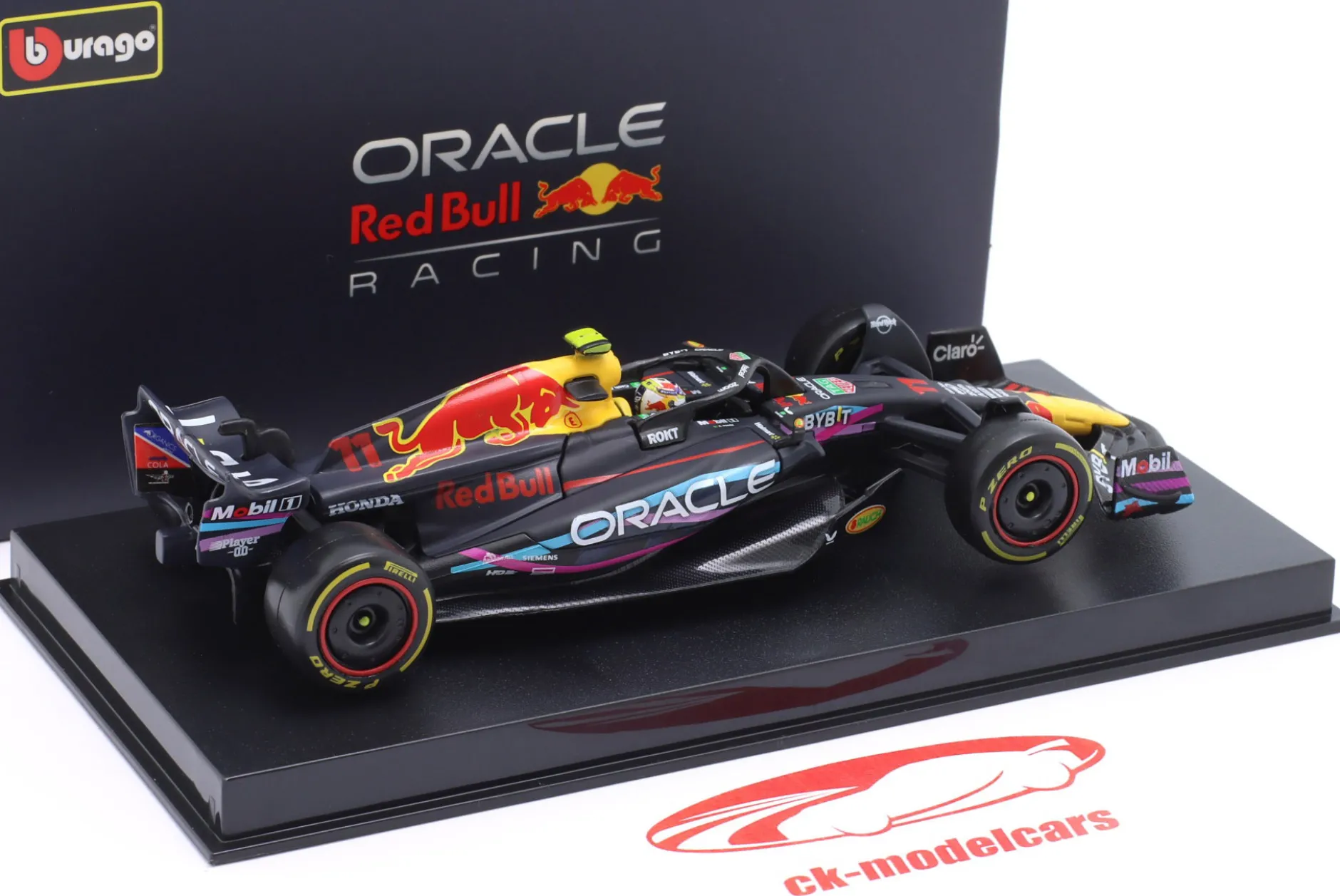 Sergio Perez Red Bull RB19 #11 2nd Miami GP Formel 1 2023 1:43 Bburago