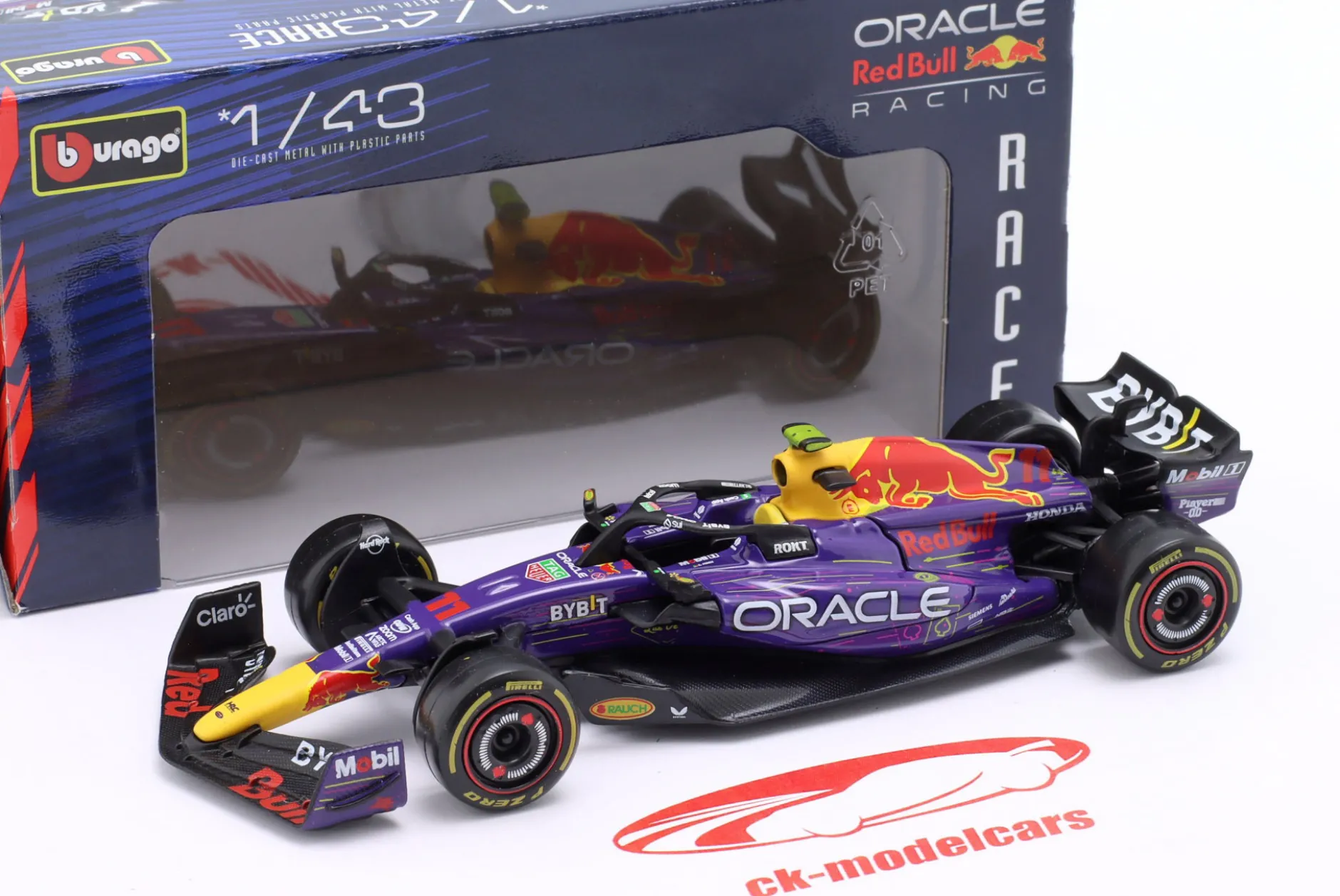 Sergio Perez Red Bull RB19 #11 3rd Las Vegas GP Formel 1 2023 1:43 Bburago