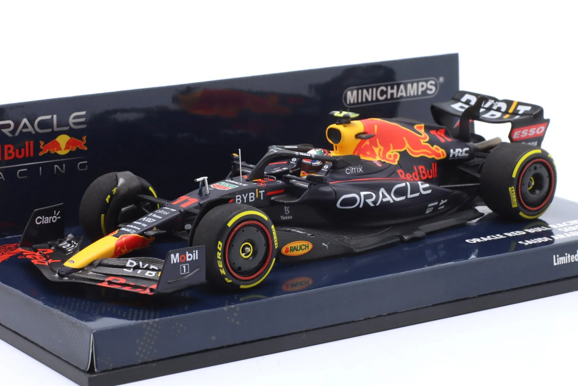 Sergio Perez Red Bull RB18 #11 4th Saudi Arabien GP Formel 1 2022 1:43 Minichamps
