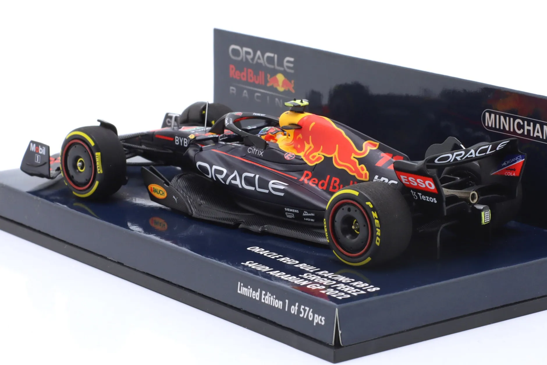 Sergio Perez Red Bull RB18 #11 4th Saudi Arabien GP Formel 1 2022 1:43 Minichamps