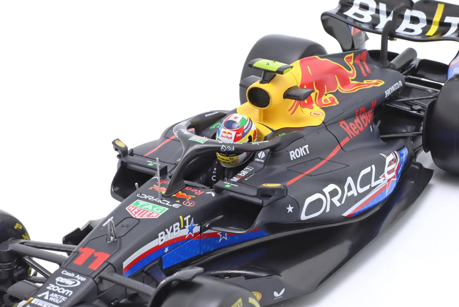 Sergio Perez Red Bull RB19 #11 4th USA GP Formel 1 2023 1:18 Bburago