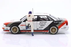 Set H.J. Stuck: Audi V8 Quattro #44 DTM Champion 1990 mit Figur 1:18 WERK83