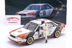 Set H.J. Stuck: Audi V8 Quattro #44 DTM Champion 1990 mit Figur 1:18 WERK83