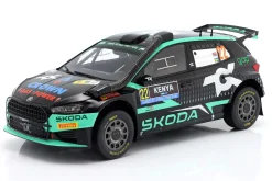 Skoda Fabia RS Rally2 #22 6th Safari Rallye 2024 Greensmith, Andersson 1:18 Ixo