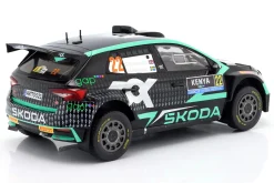 Skoda Fabia RS Rally2 #22 6th Safari Rallye 2024 Greensmith, Andersson 1:18 Ixo