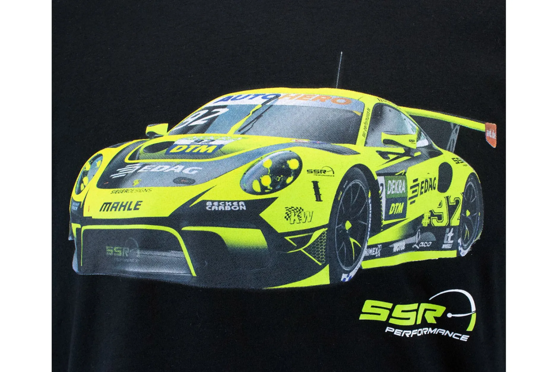 SSR Performance T-Shirt 911 #92 schwarz