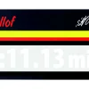 Stefan Bellof Aufkleber Rekordrunde 6:11.13 min weiß 120 x 25 mm