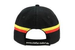 Stefan Bellof Cap ''Helm'' Classic Line schwarz / rot / gelb