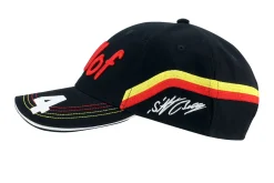 Stefan Bellof Cap ''Helm'' Classic Line schwarz / rot / gelb