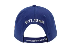Stefan Bellof Cap 35 Jahre Rekordrunde 6:11.13 min (1983-2018) blau / weiß