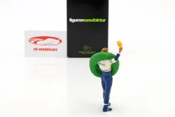 Stefan Bellof Fahrerfigur mit Siegerkranz 1:18 FigurenManufaktur