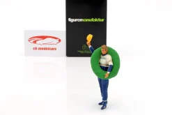 Stefan Bellof Fahrerfigur mit Siegerkranz 1:18 FigurenManufaktur