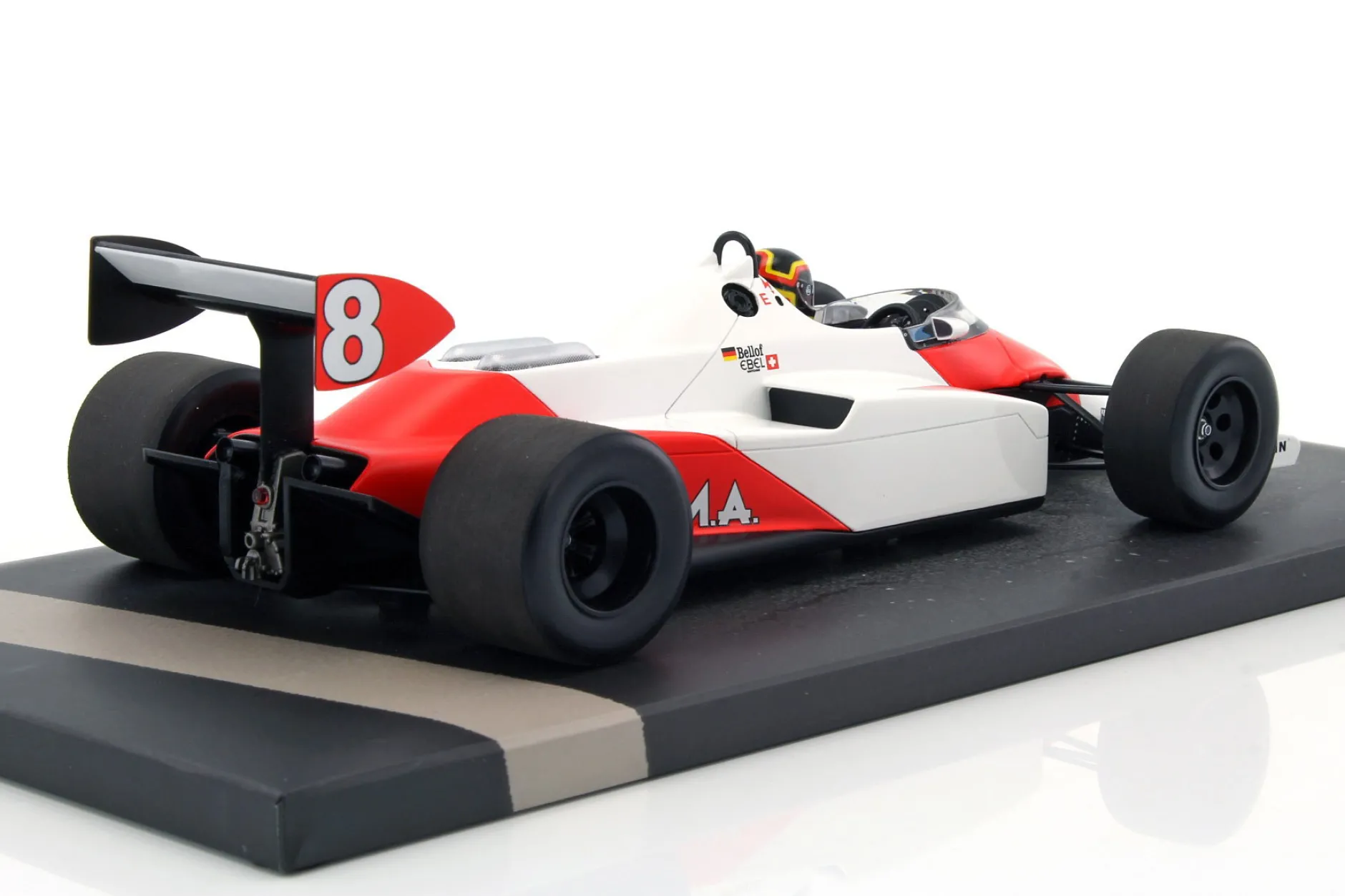 Stefan Bellof McLaren Ford MP4/1C #8 Test Silverstone GP F1 1983 1:18 Minichamps