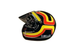Stefan Bellof Pin ''Helm'' rot / gelb / schwarz