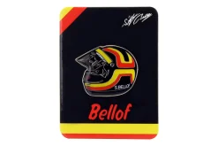 Stefan Bellof Pin ''Helm'' rot / gelb / schwarz