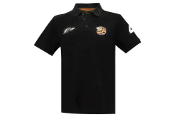 Stefan Bellof Polo-Shirt ''Helm'' Classic Line schwarz