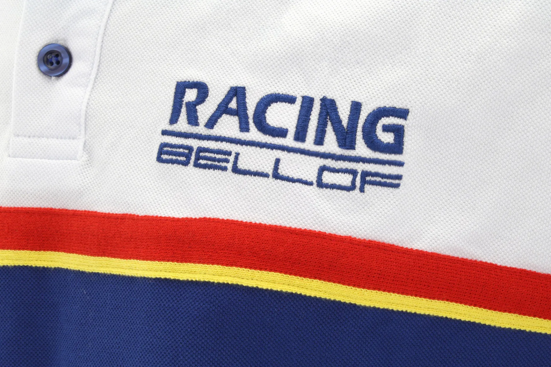 Stefan Bellof Polo-Shirt Rekordrunde 6:11.13 min blau / weiß